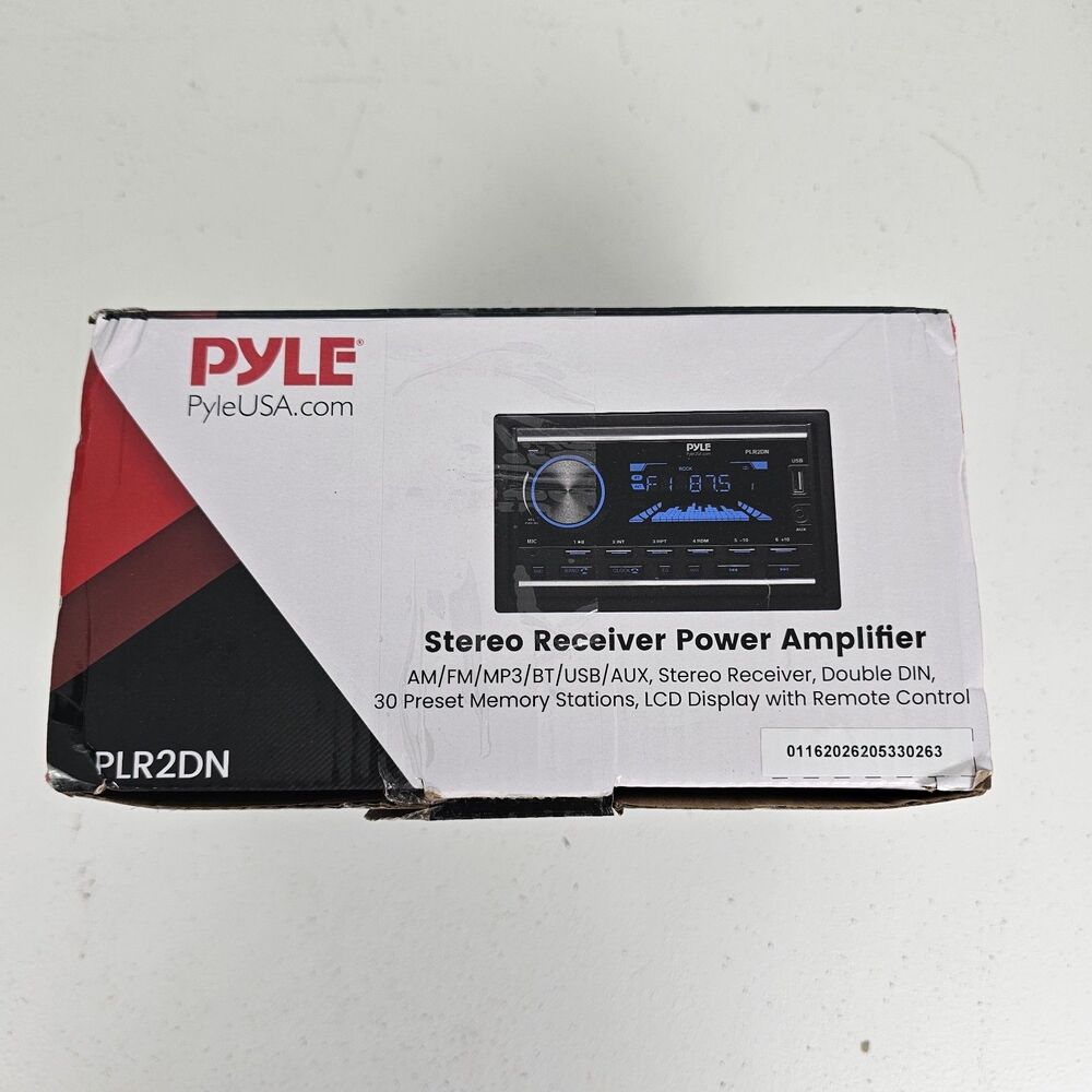 Pyle PLR2DN Stereo Receiver Power Amplifier AM FM MP3 BT USB AUX LCD Display - Picture 8 of 11